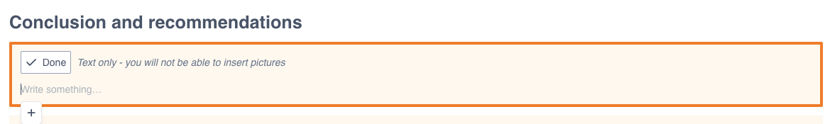 Text only freetext input field